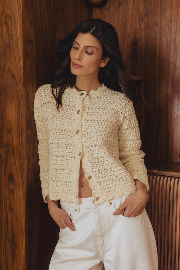 Cardigan Emma écru