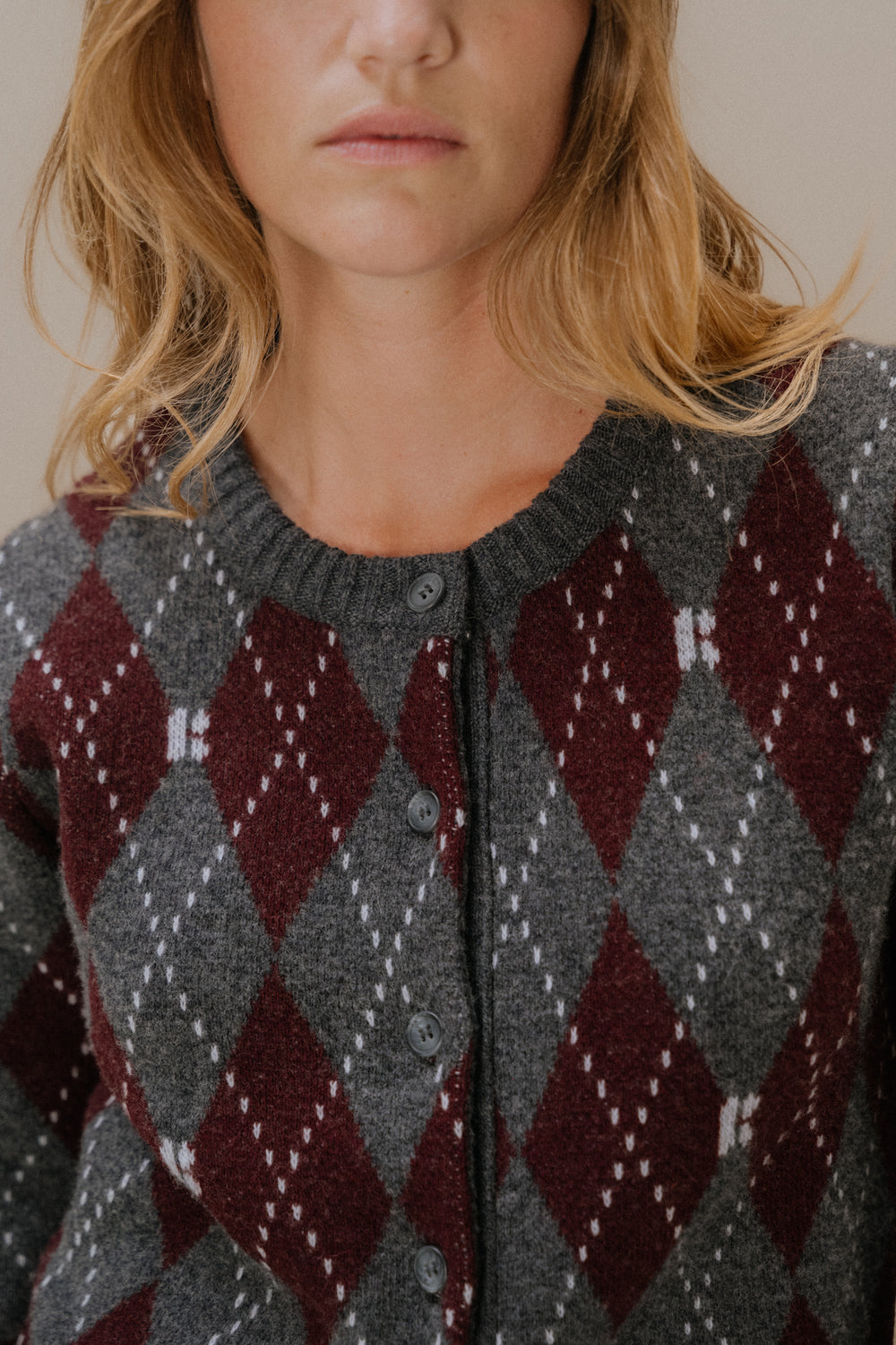 Cardigan Gédéon gris chiné foncé