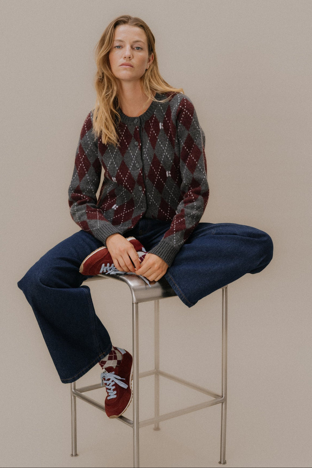 Gédéon dark grey marl cardigan