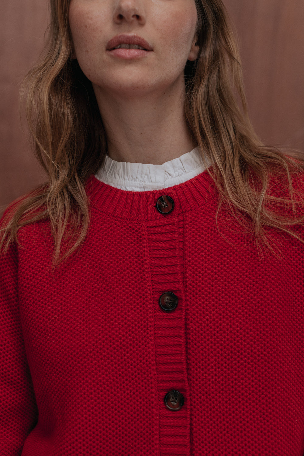 Cardigan Léane rouge