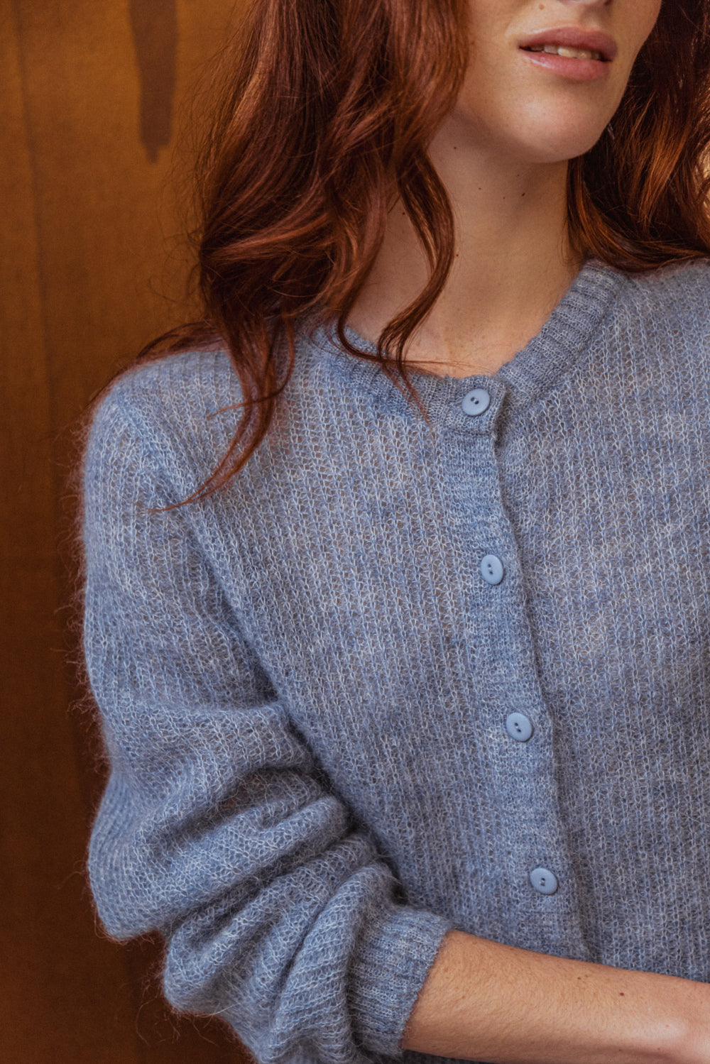 Cardigan Moon bleu ciel