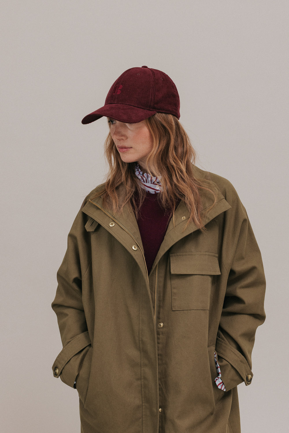 Casquette Niki bordeaux