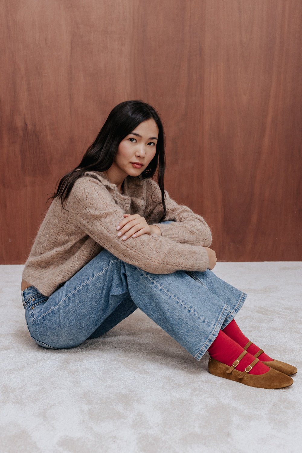 Red Sophie socks