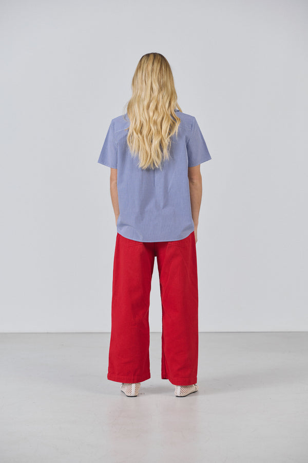 Chemise Maya vichy bleu