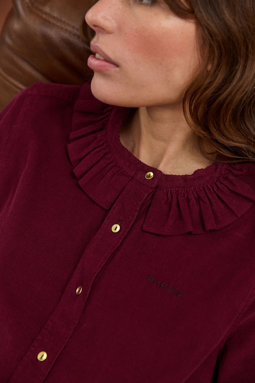 Chemise Amelia bordeaux
