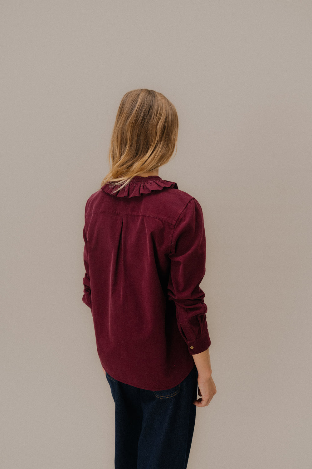 Chemise Amelia bordeaux