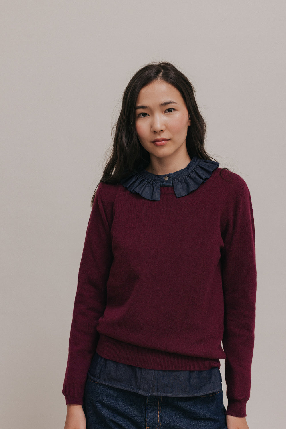 Chemise Amelia denim brut
