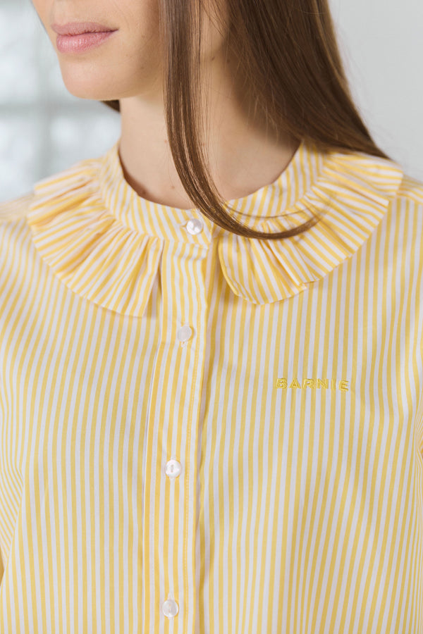 Chemise Amelia rayures jaunes 3