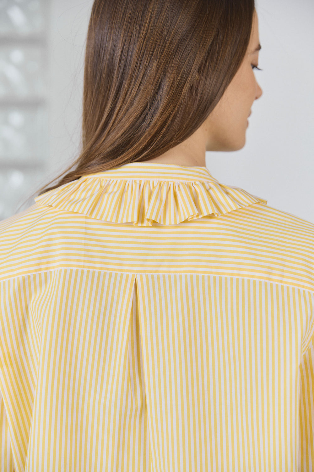 Chemise Amelia rayures jaunes 6