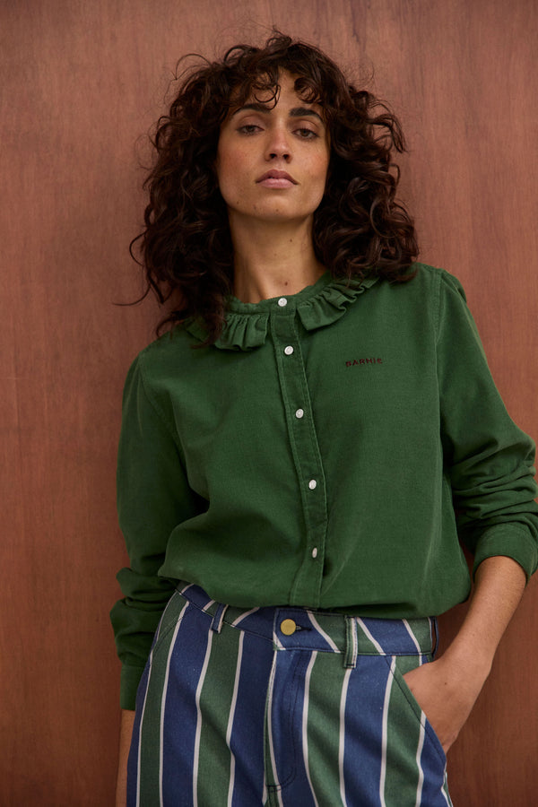 Chemise Amelia vert forêt