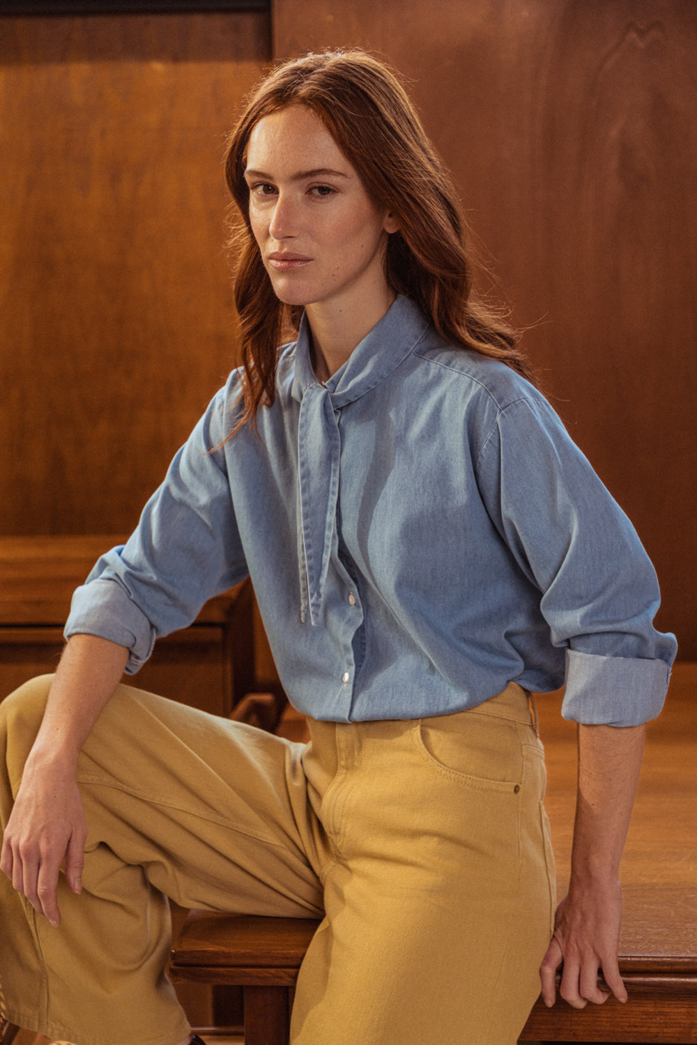 Chemise Coline bleach