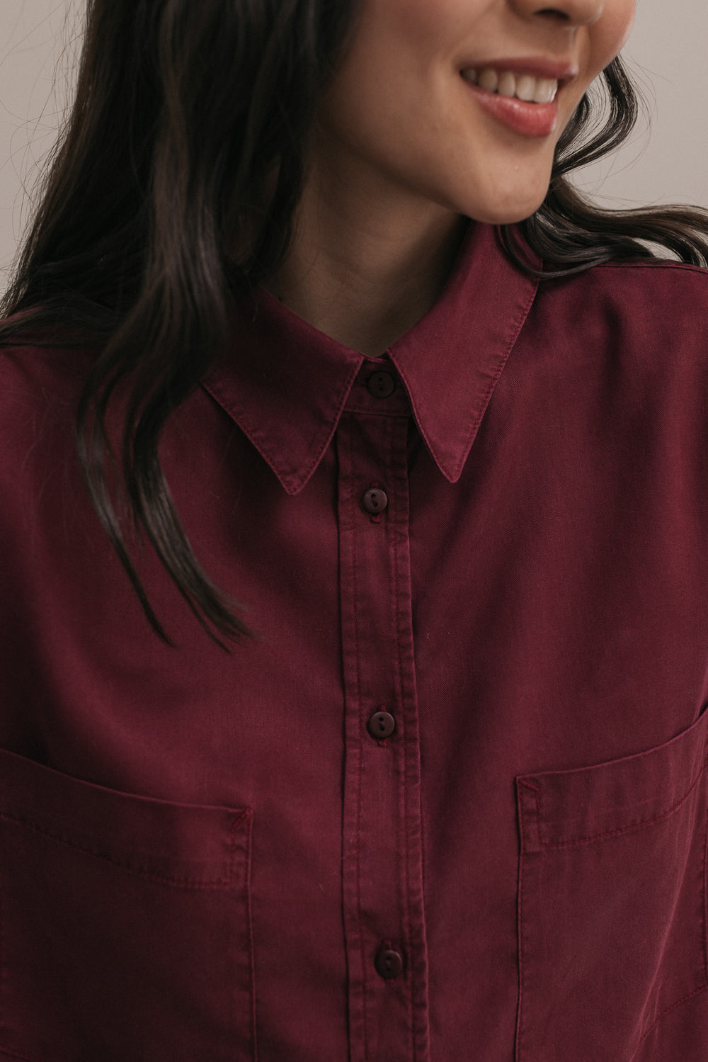 Elio bordeaux shirt