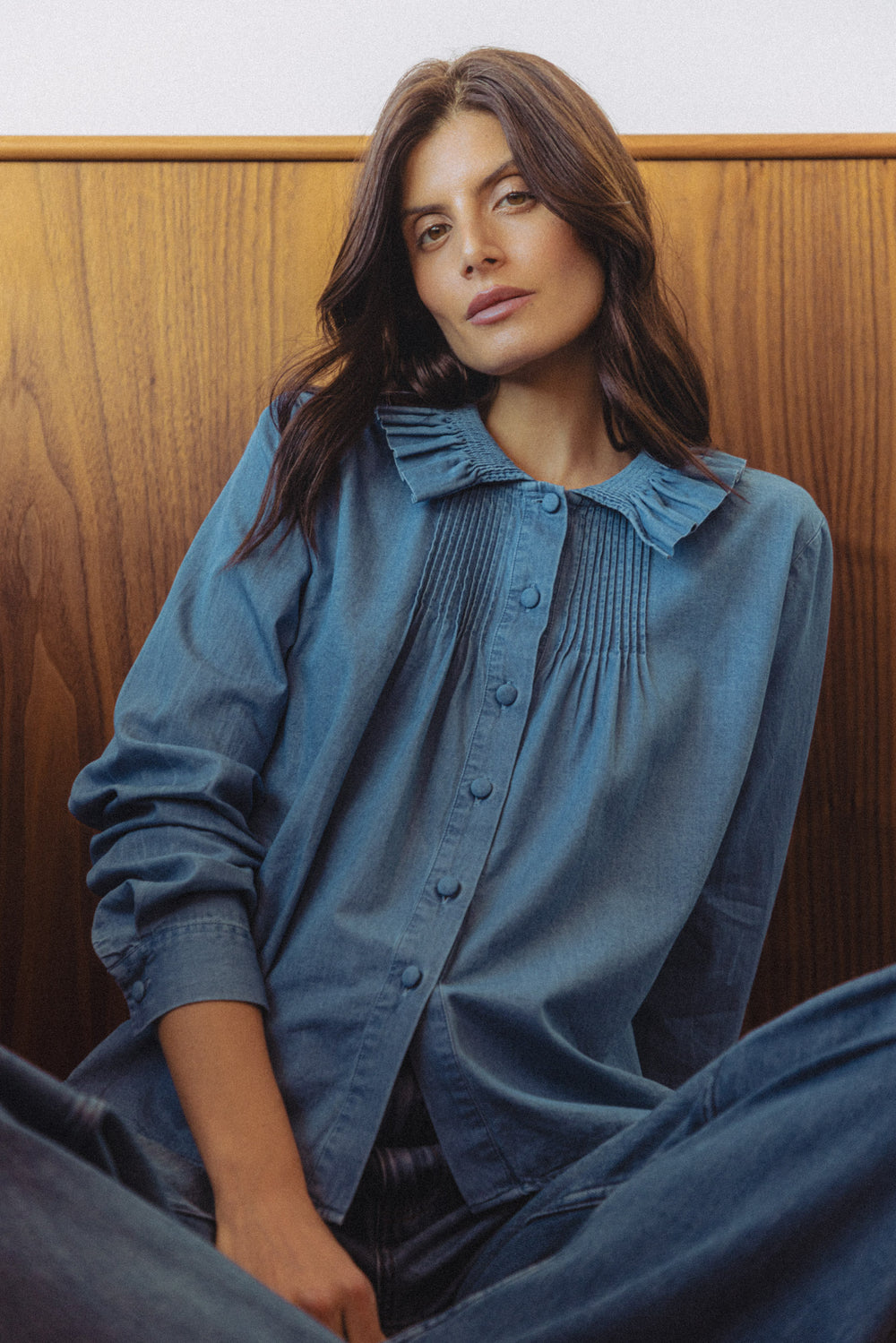 Hopy medium blue shirt