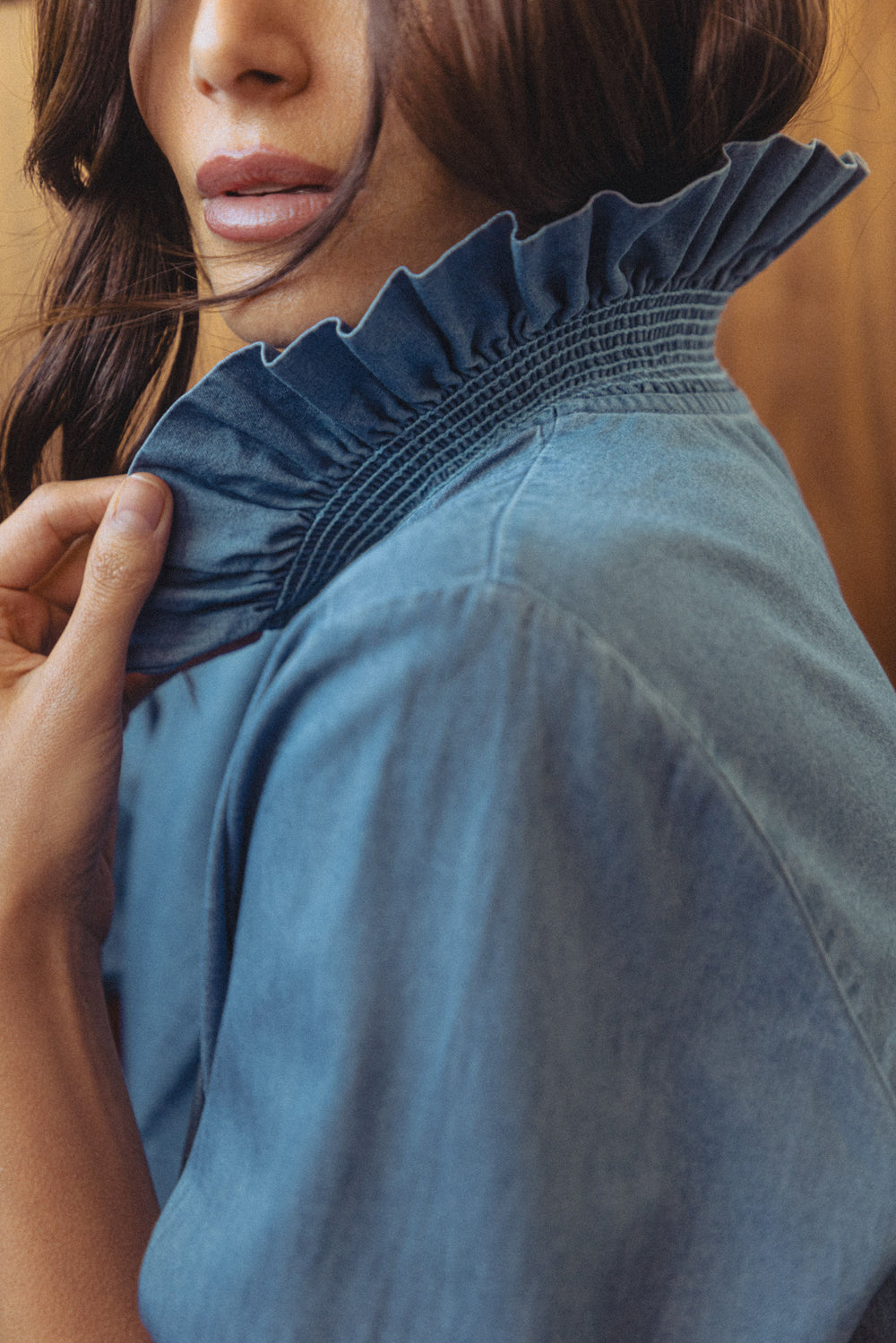 Hopy medium blue shirt