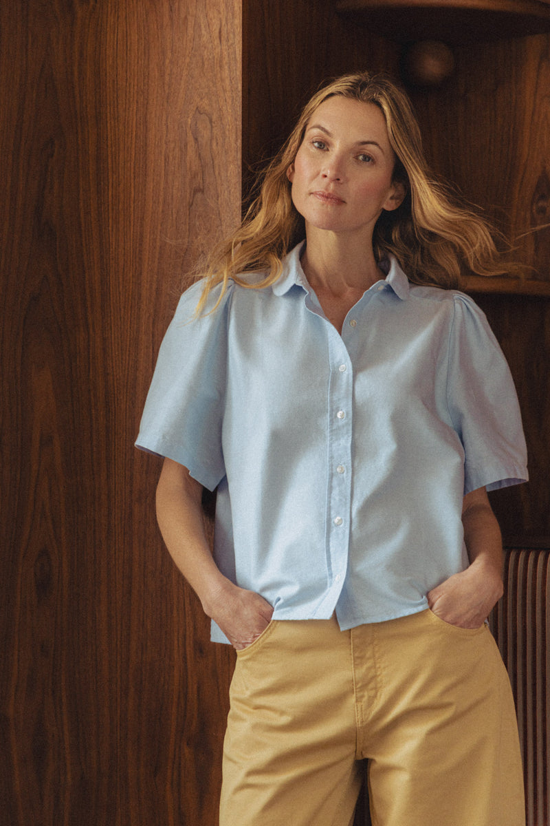 Chemise Iris oxford bleu