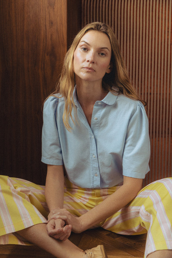 Chemise Iris oxford bleu