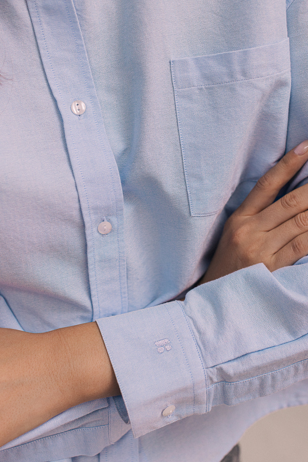 Isla oxford blue shirt