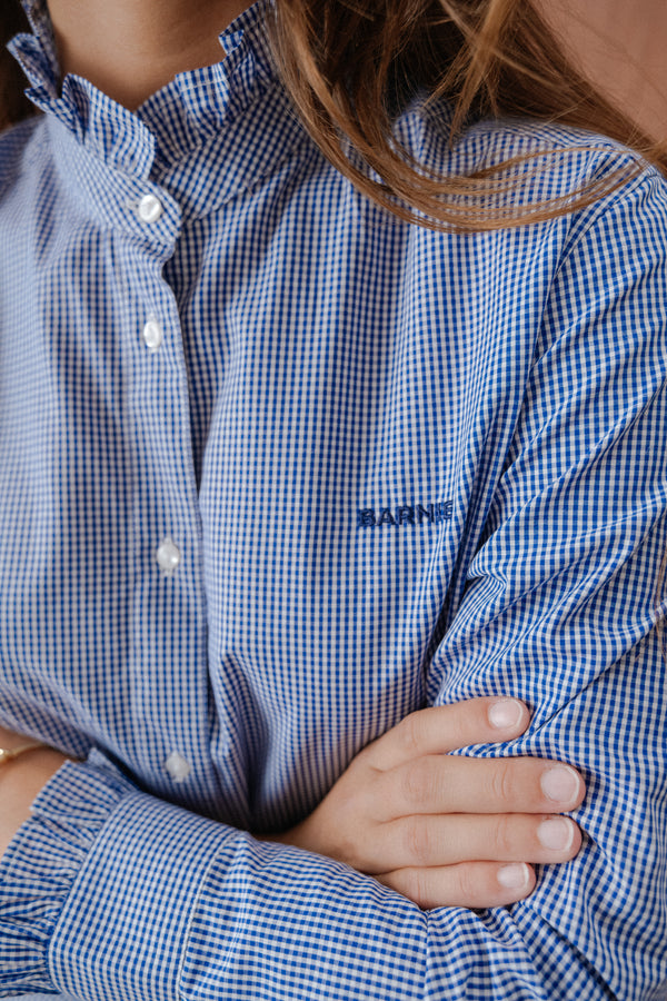 Chemise Jasmine vichy bleu