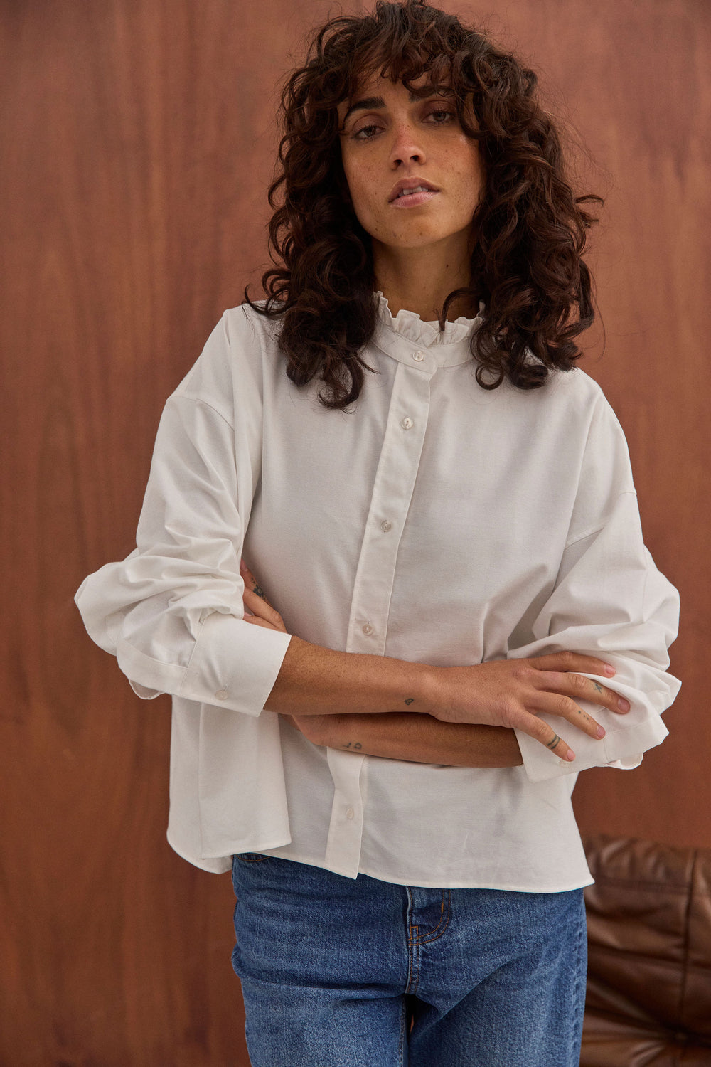 Chemise Jenny Boy oxford blanc