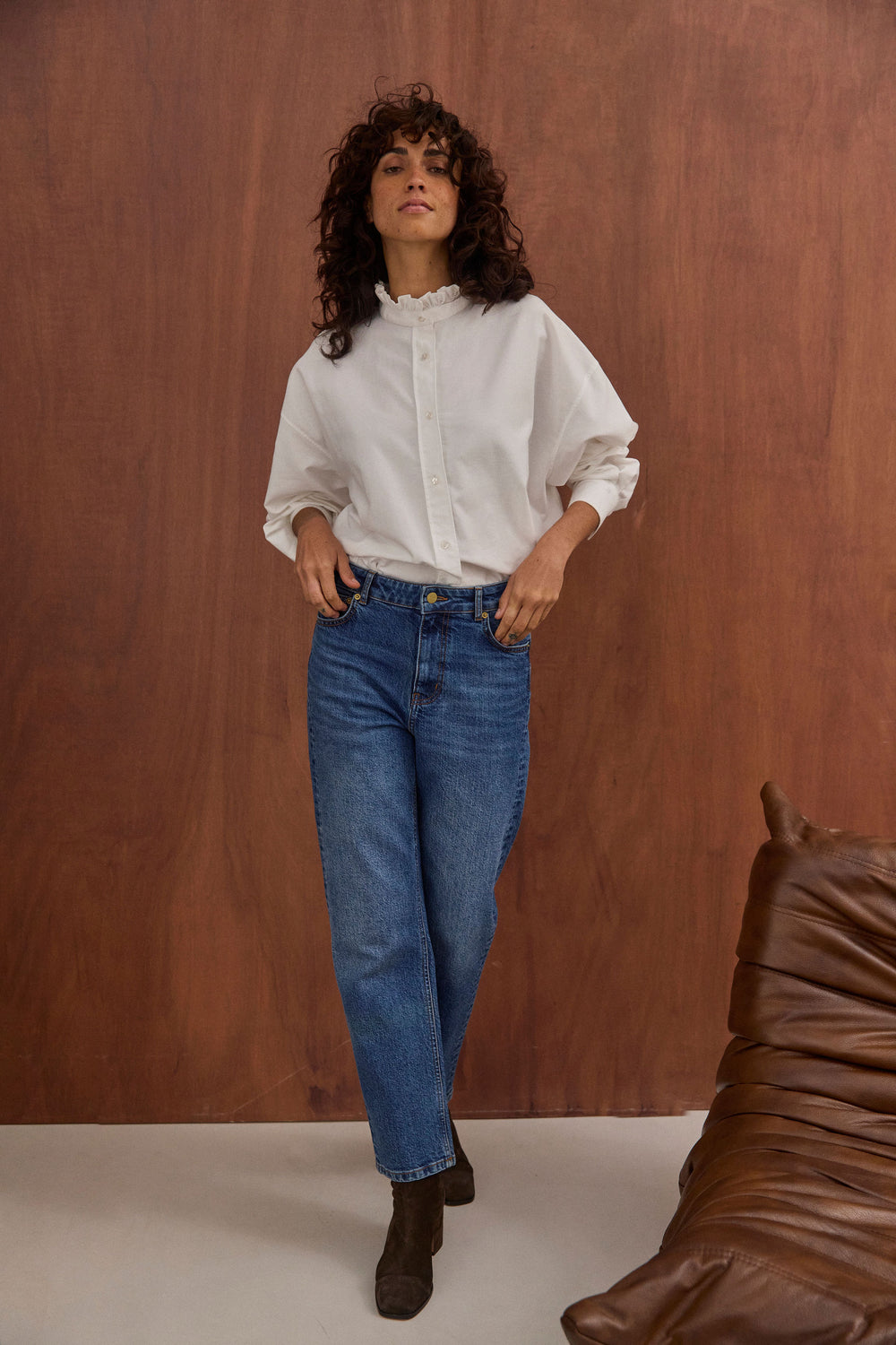 Chemise Jenny Boy oxford blanc