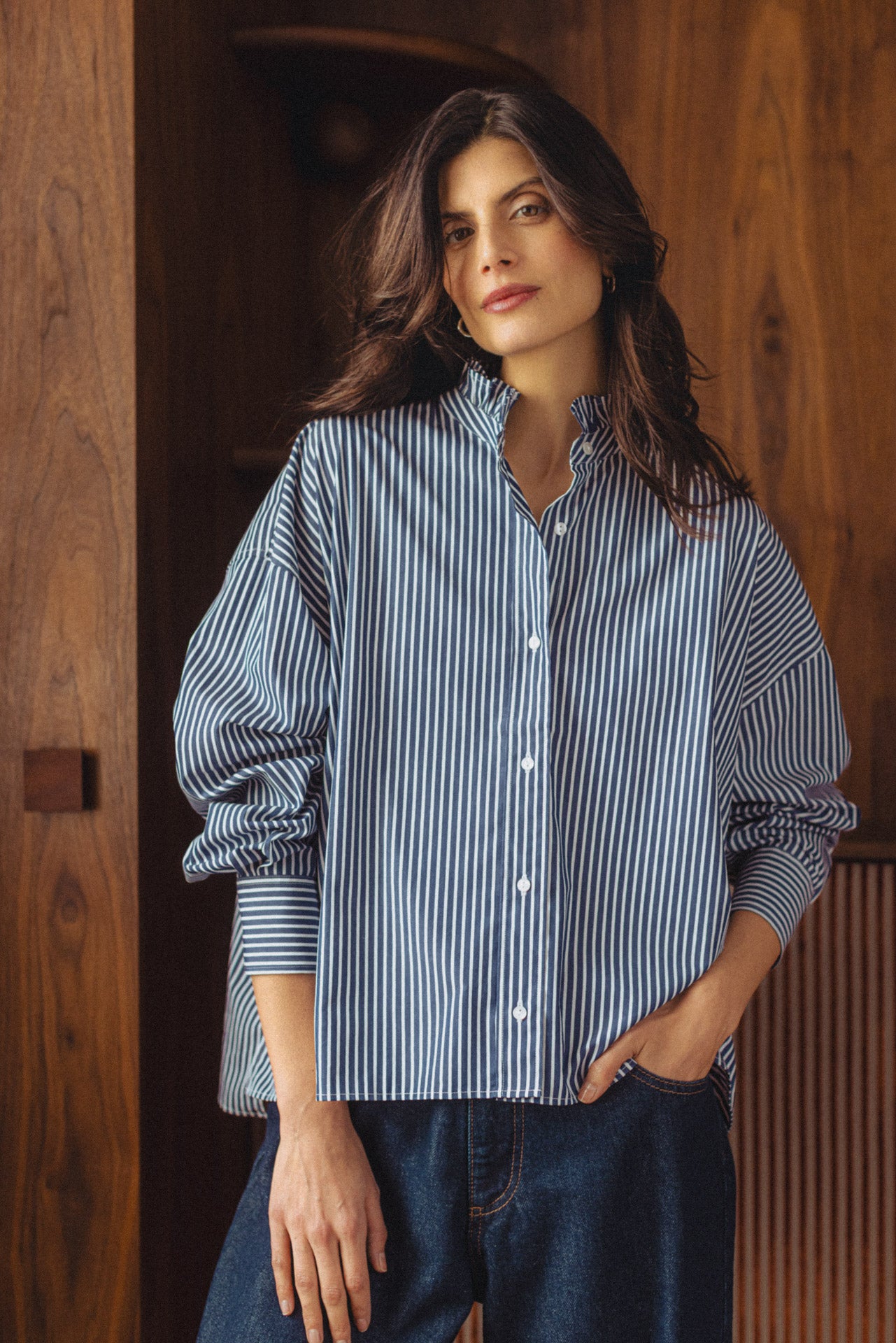 Chemise Jenny Boy rayures marines