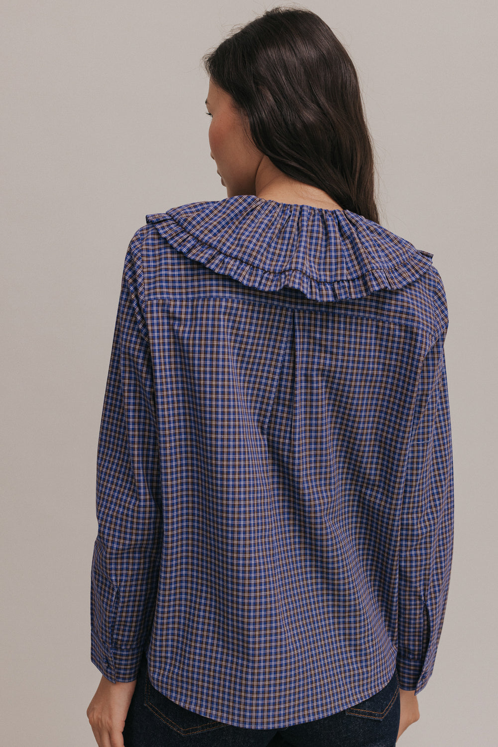 Chemise Laura carreaux bleus