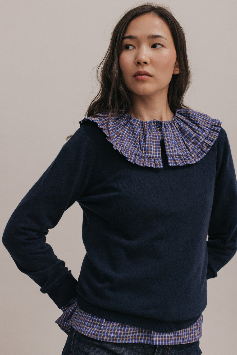 Chemise Laura carreaux bleus