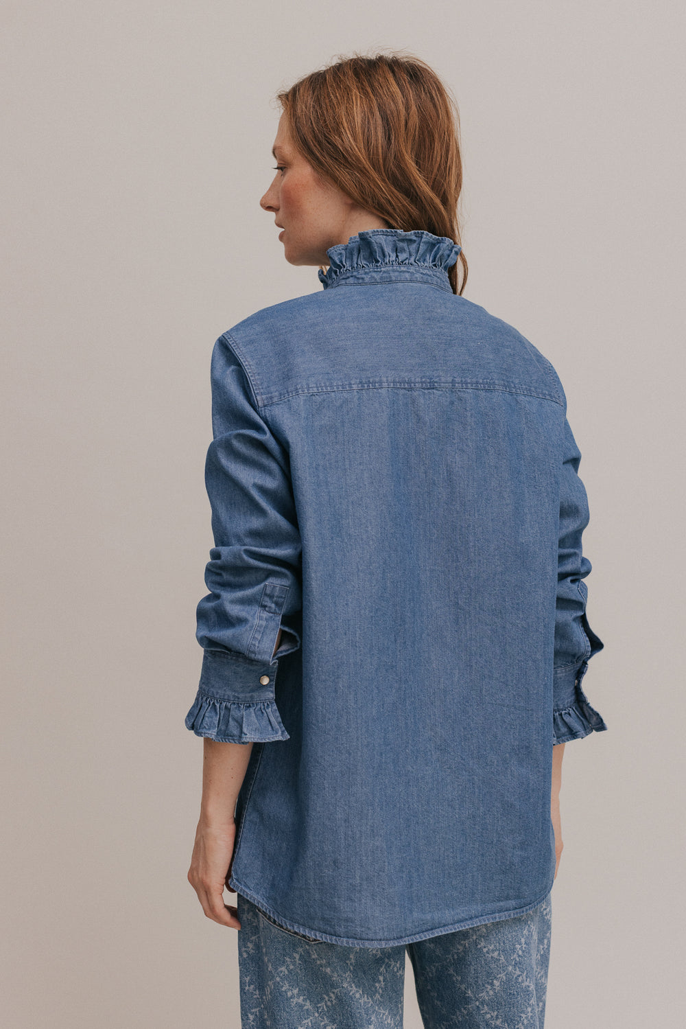 Chemise Sonia medium blue