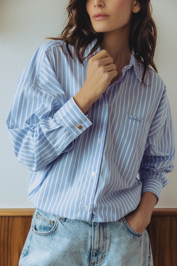 Chemise oversize Sun rayures bleues