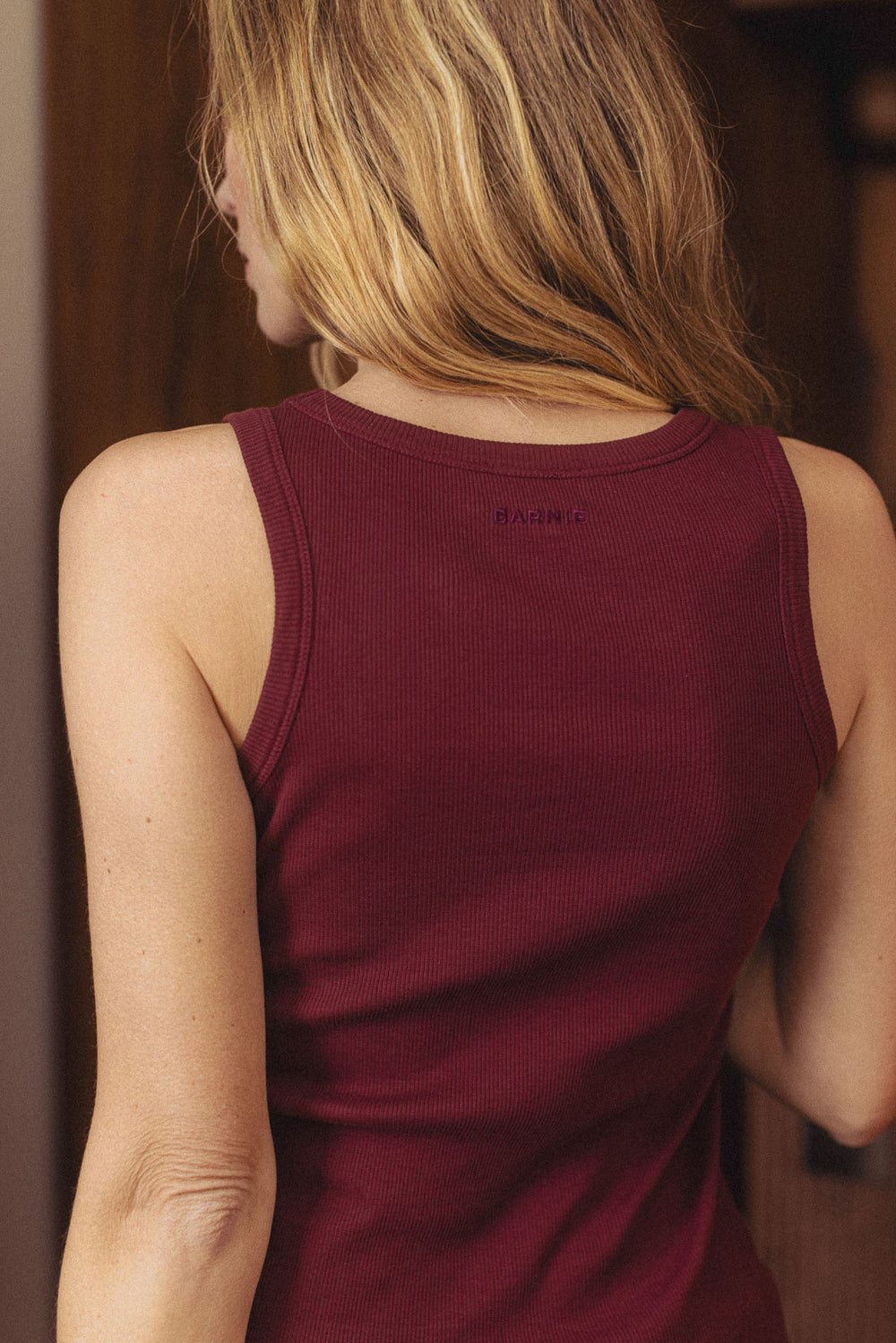 Débardeur Jean bordeaux