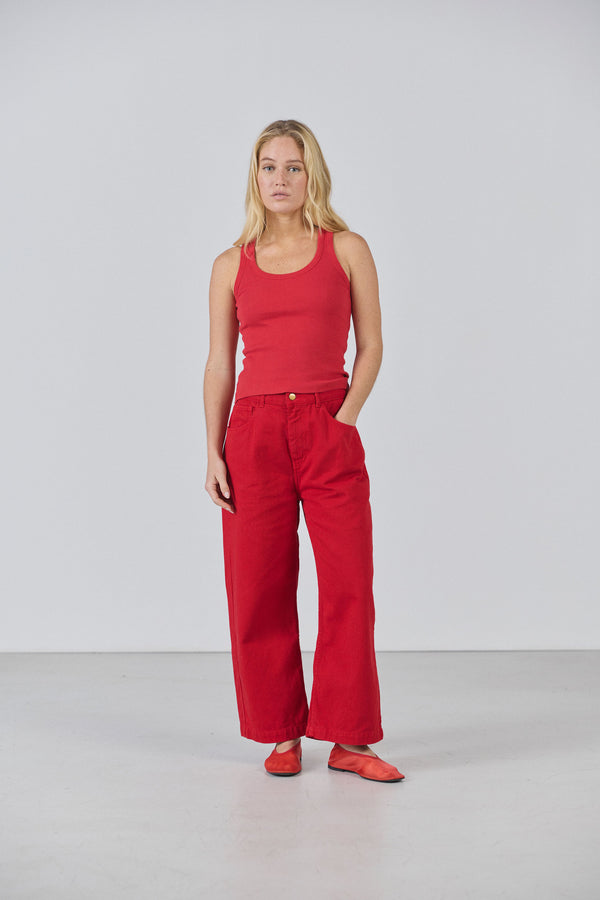 Débardeur Jean rouge
