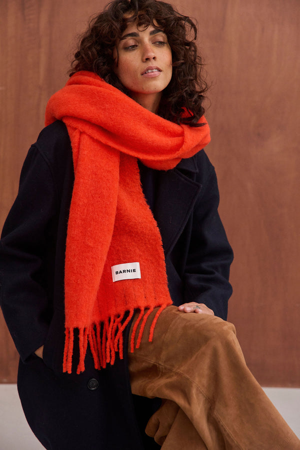 Écharpe Laetitia orange