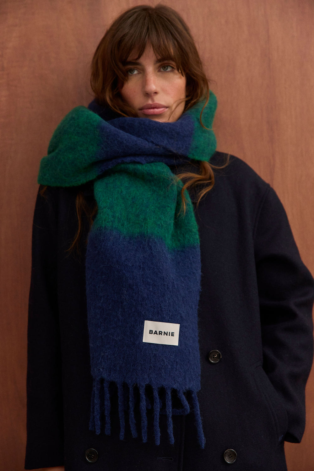 Écharpe Laetitia rayures marines