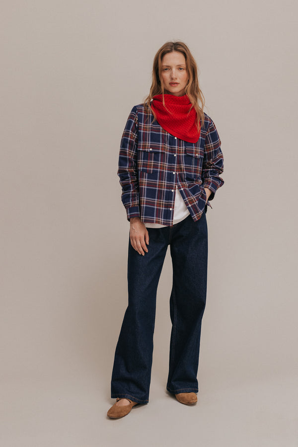 Charly red scarf