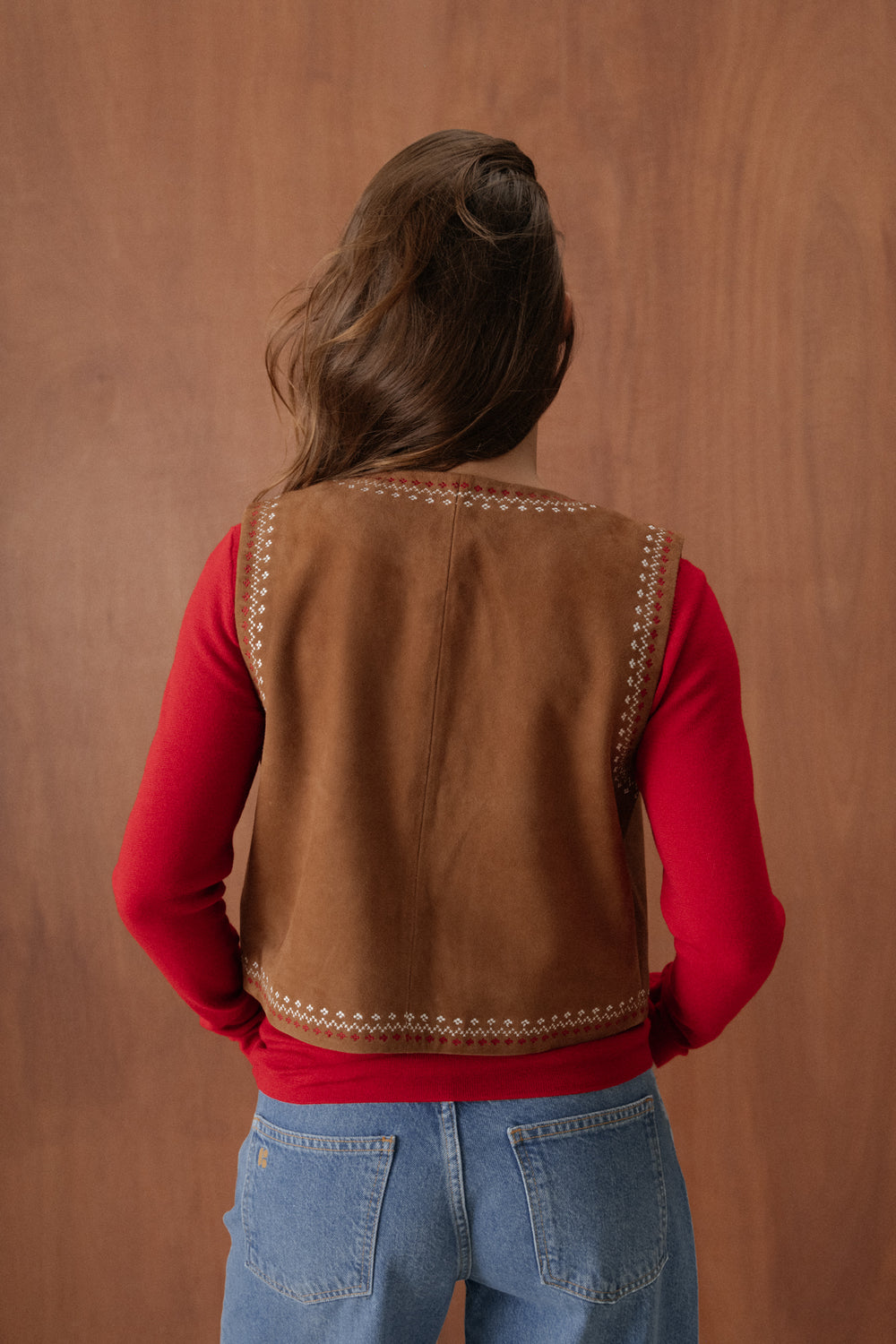Gilet sans manches Elijah camel