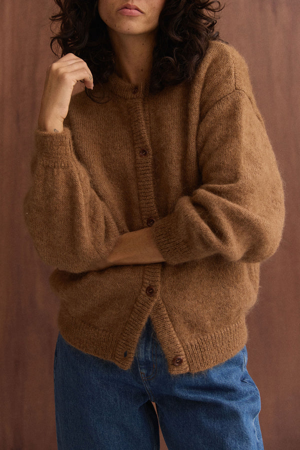 Cardigan Hortense camel