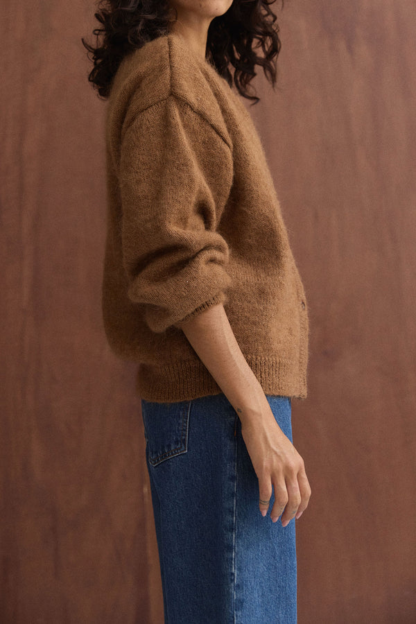 Cardigan Hortense camel