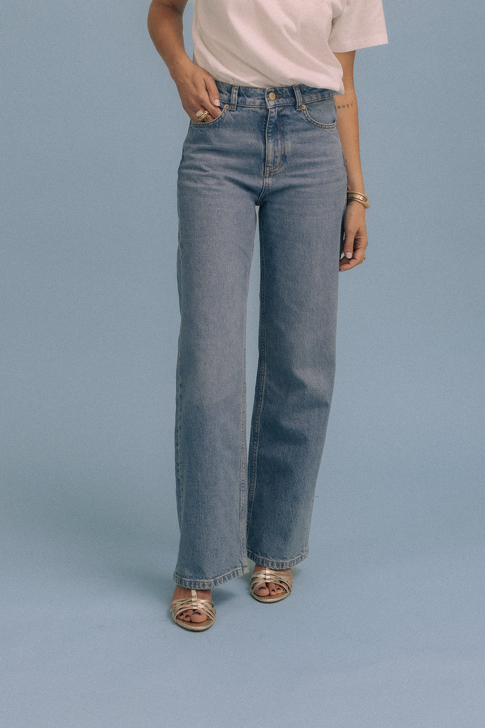 Frany medium blue jeans