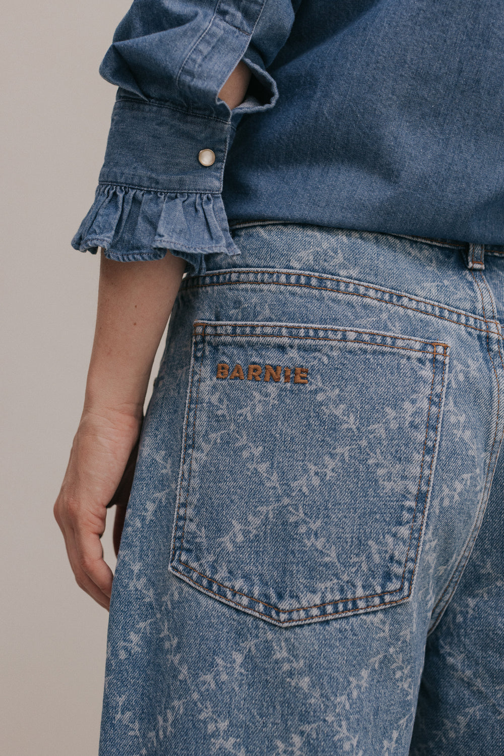 Jean Gaspard medium blue all-over