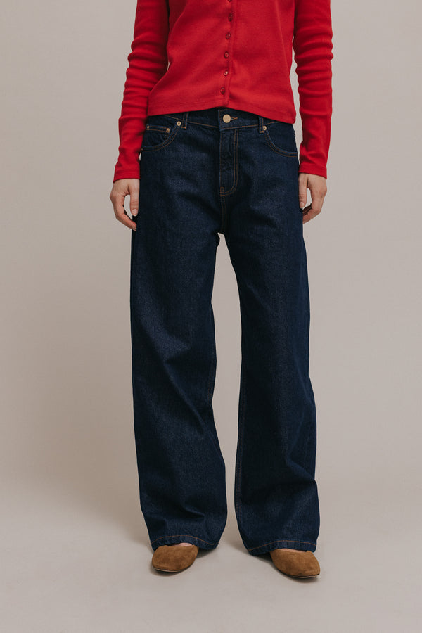 Jim raw denim jeans