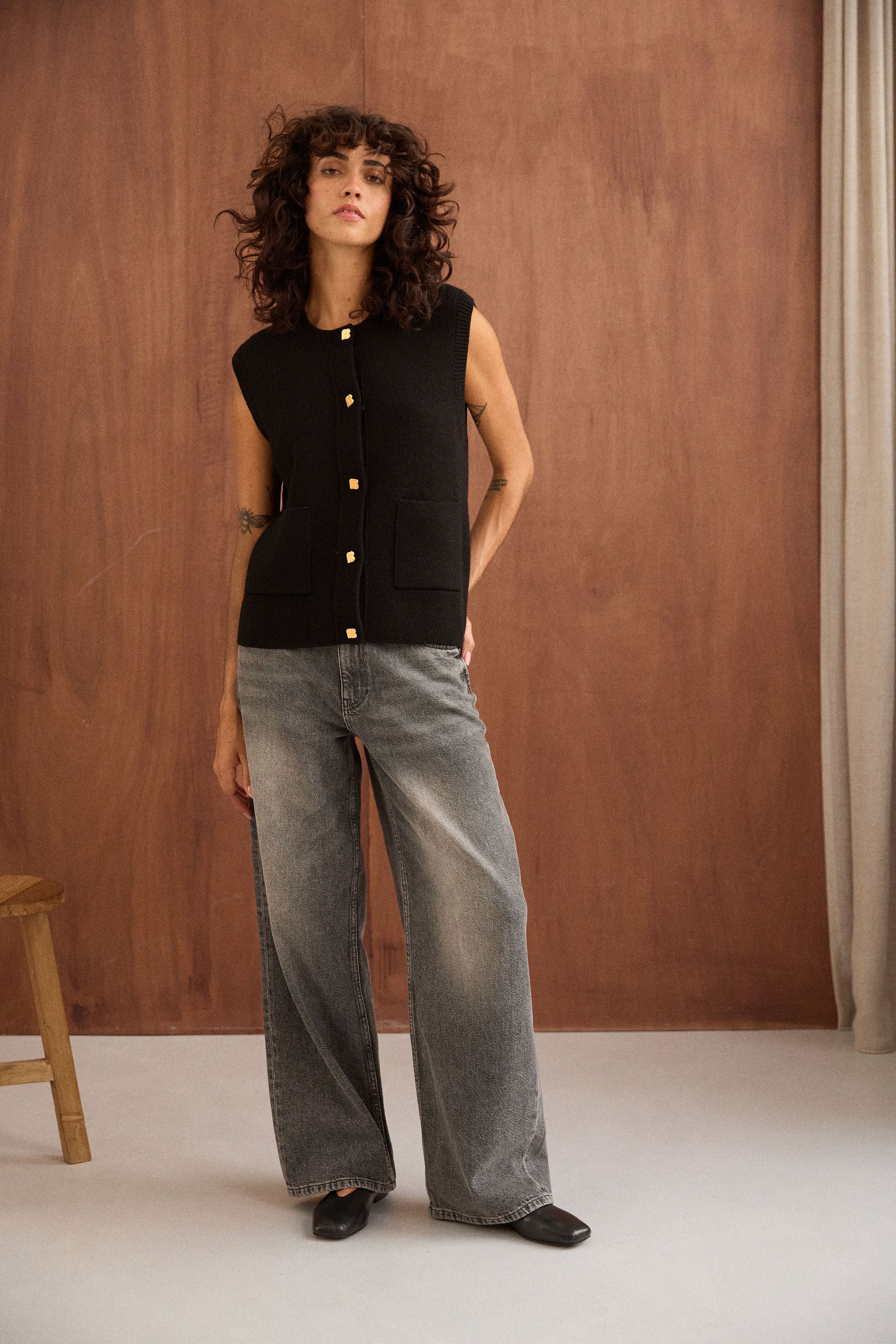 Jean Jim grey denim