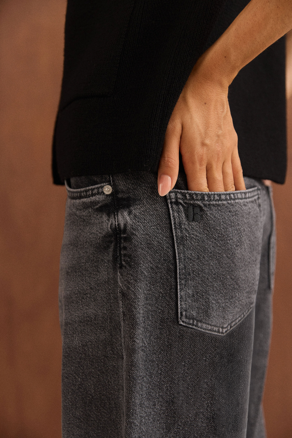 Jean Jim grey denim