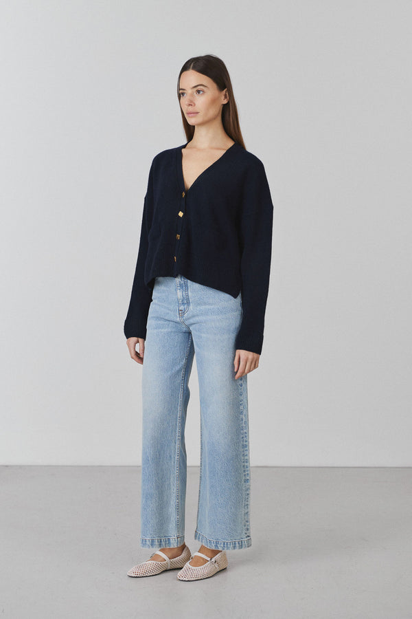 Jean Twist bleached blue