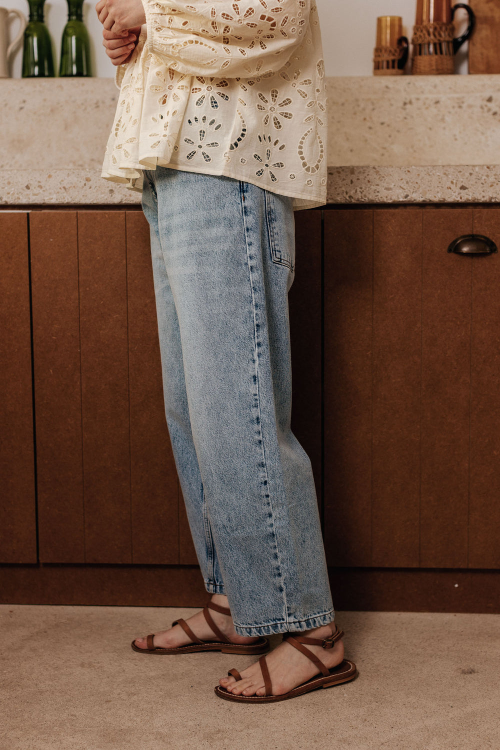 Bleached blue Zack jeans