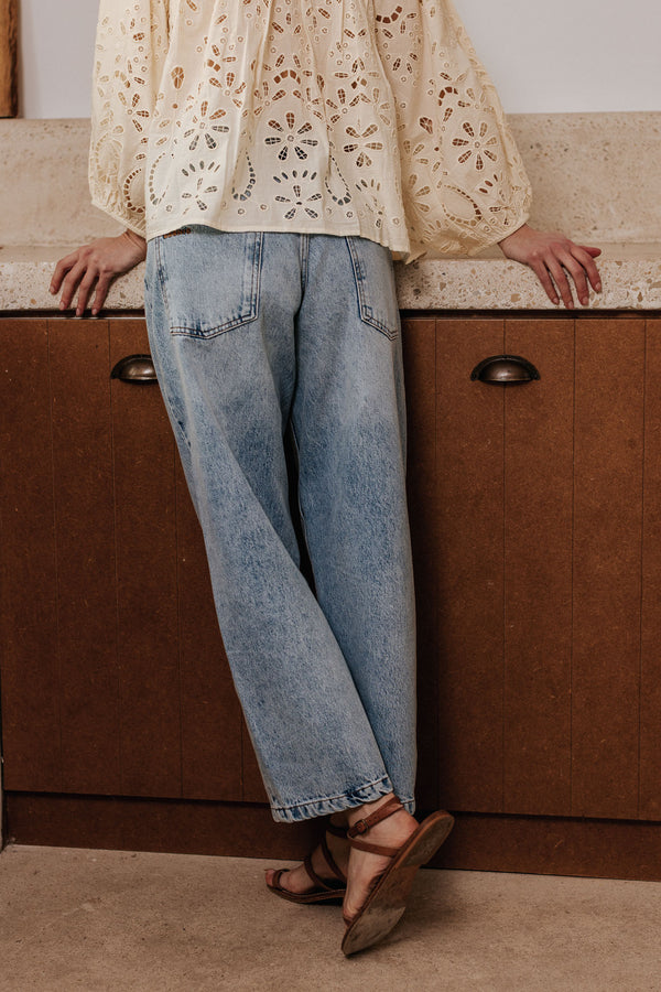 Jean Zack bleached blue