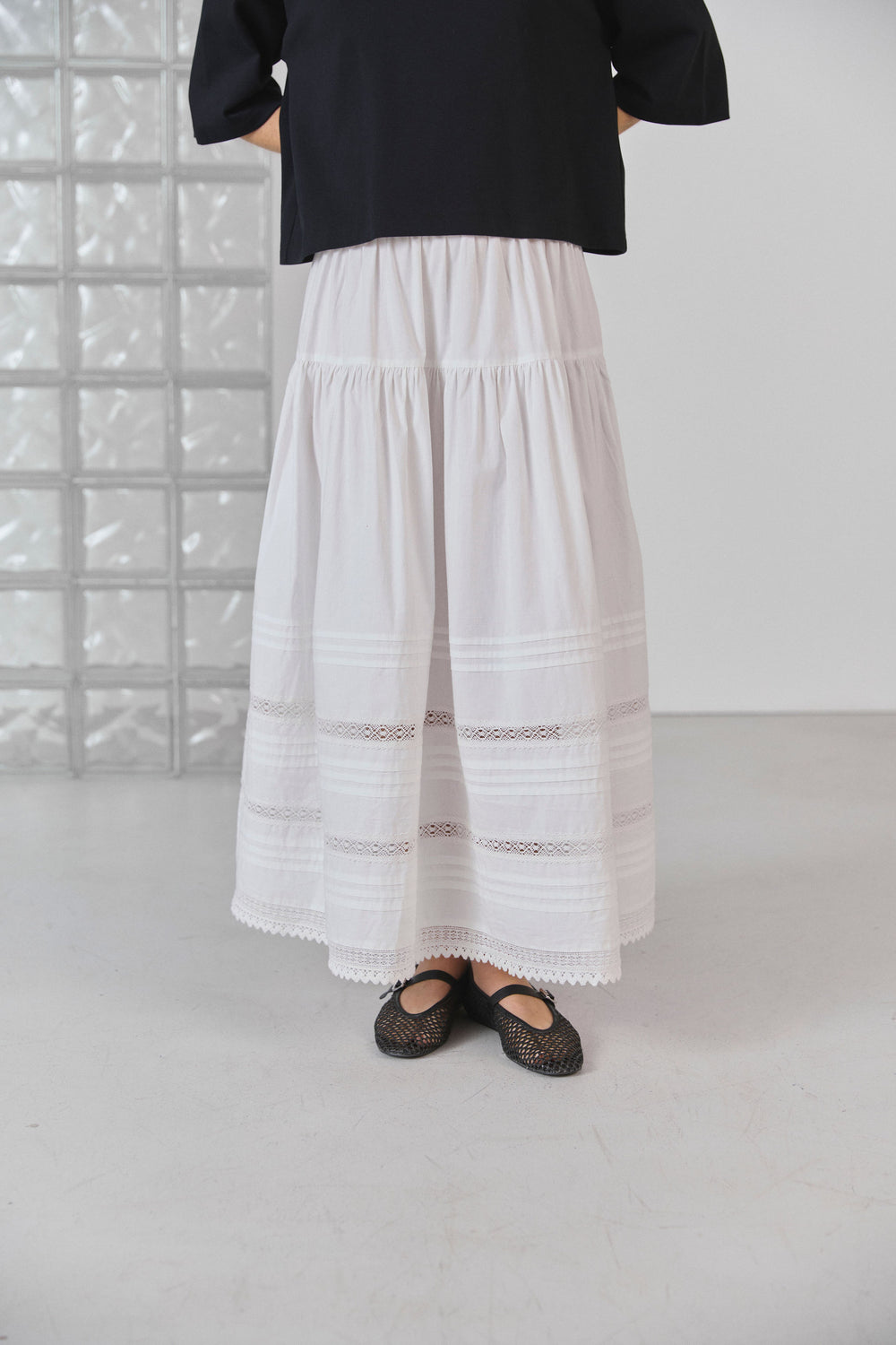 Jupe Alba blanche 1