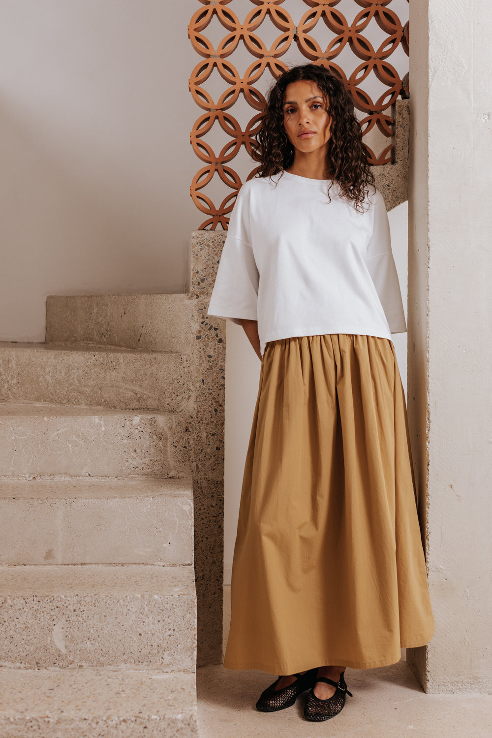 Jupe Nina camel