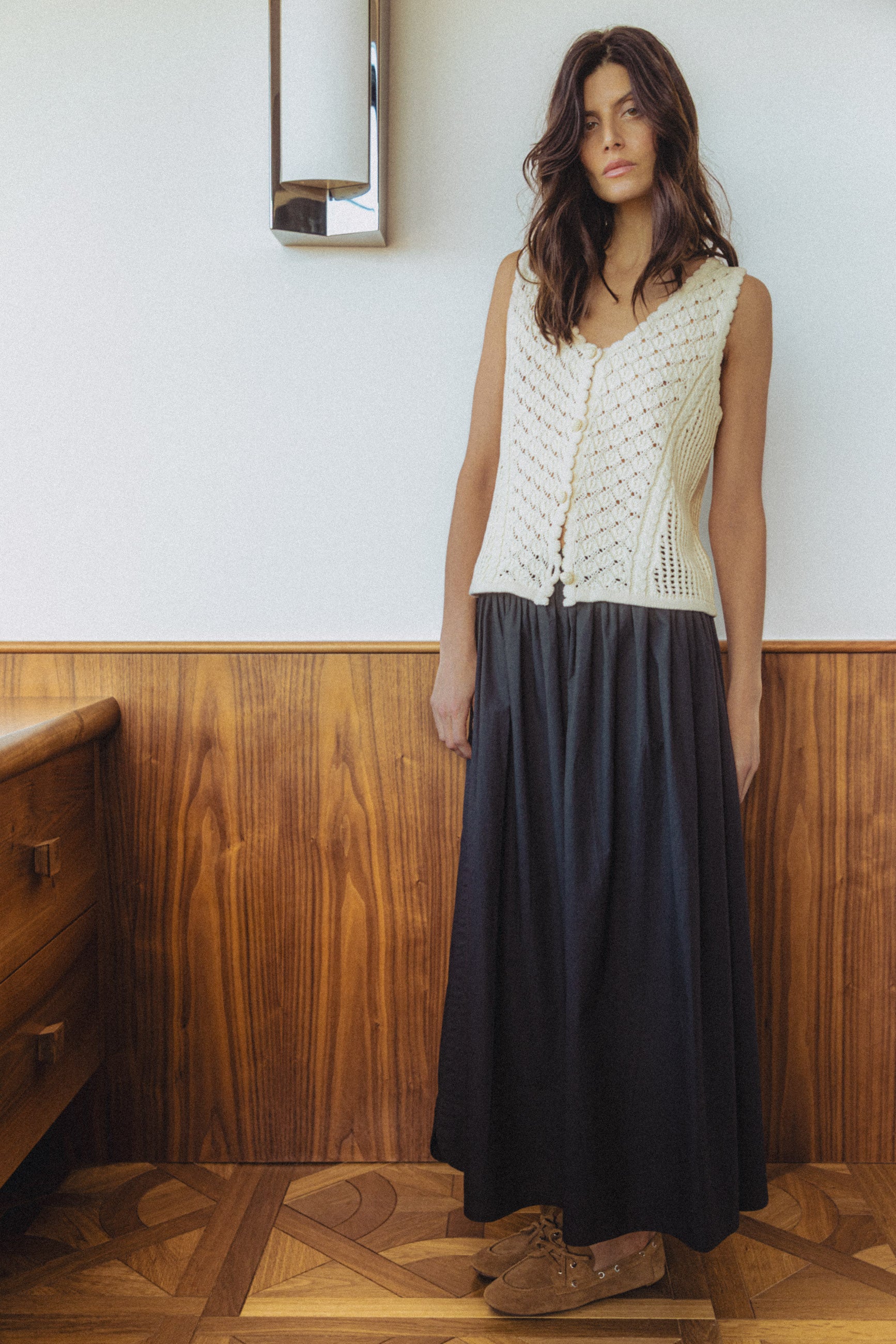 Nina Black Skirt