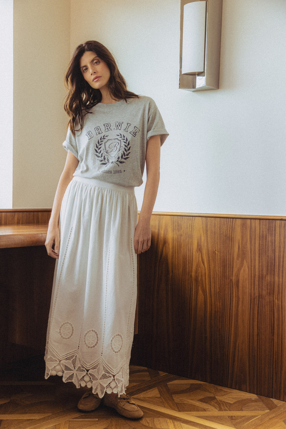 Tanya white skirt