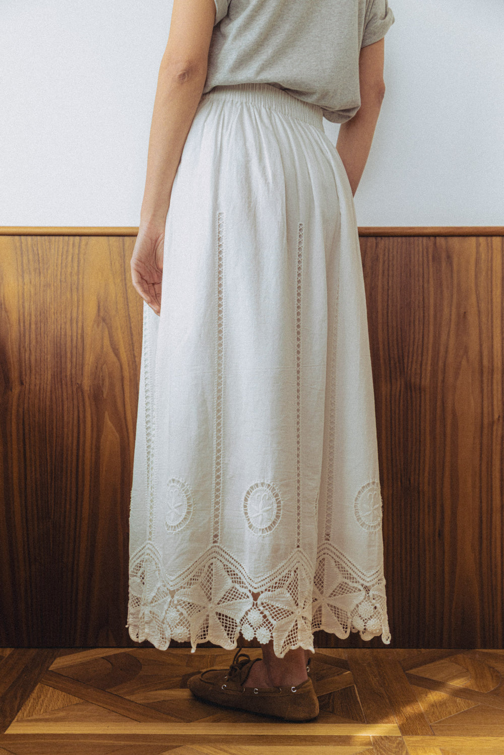 Tanya white skirt